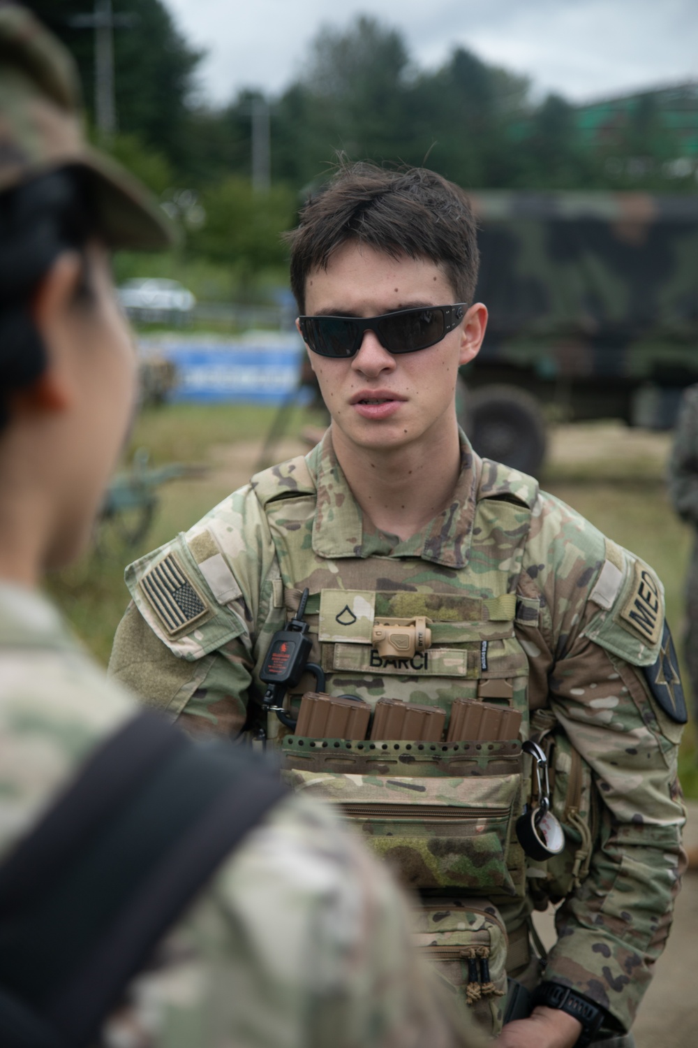 1-38 Field Artillery Regiment medics train alongside Korea partners