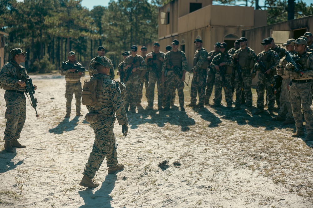 UNITAS 2025: US Marines and Multinational Forces Conduct Patrol Lanes and Urbanized Terrain Training