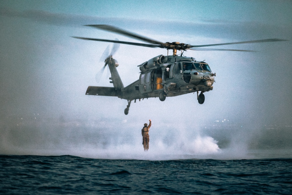 11th MEU Maritime Raid Force Conducts Helocast Rehearsals