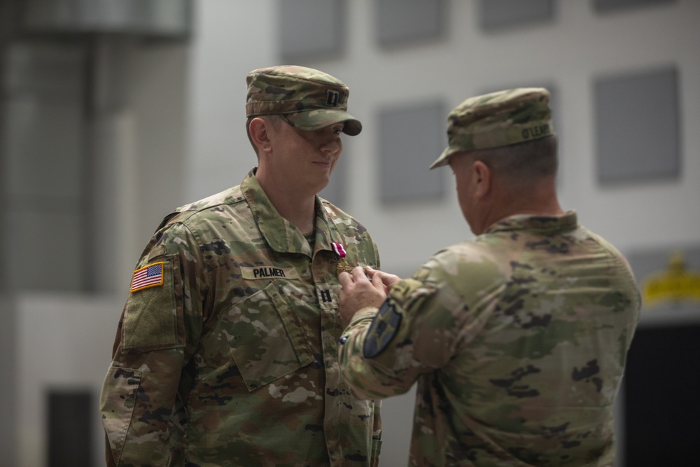 Change of Command ceremony