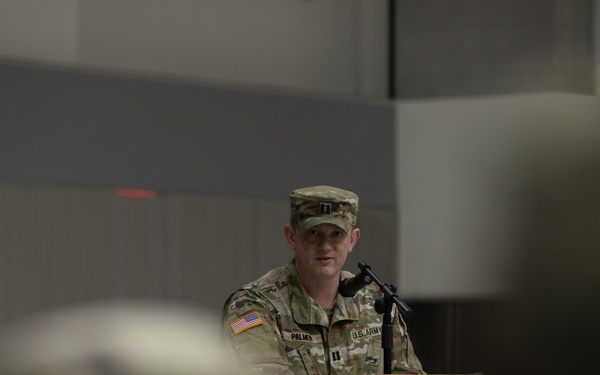 Change of Command ceremony