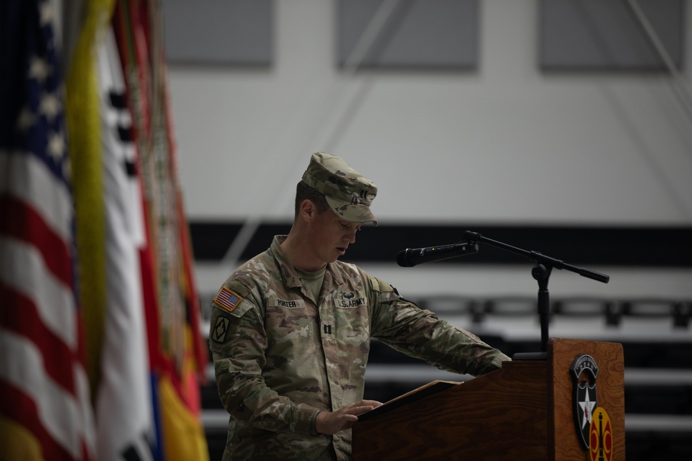 Change of Command ceremony