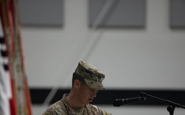 Change of Command ceremony