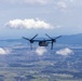 U.S., Japanese Osprey aircraft fly together during Resolute Dragon 25