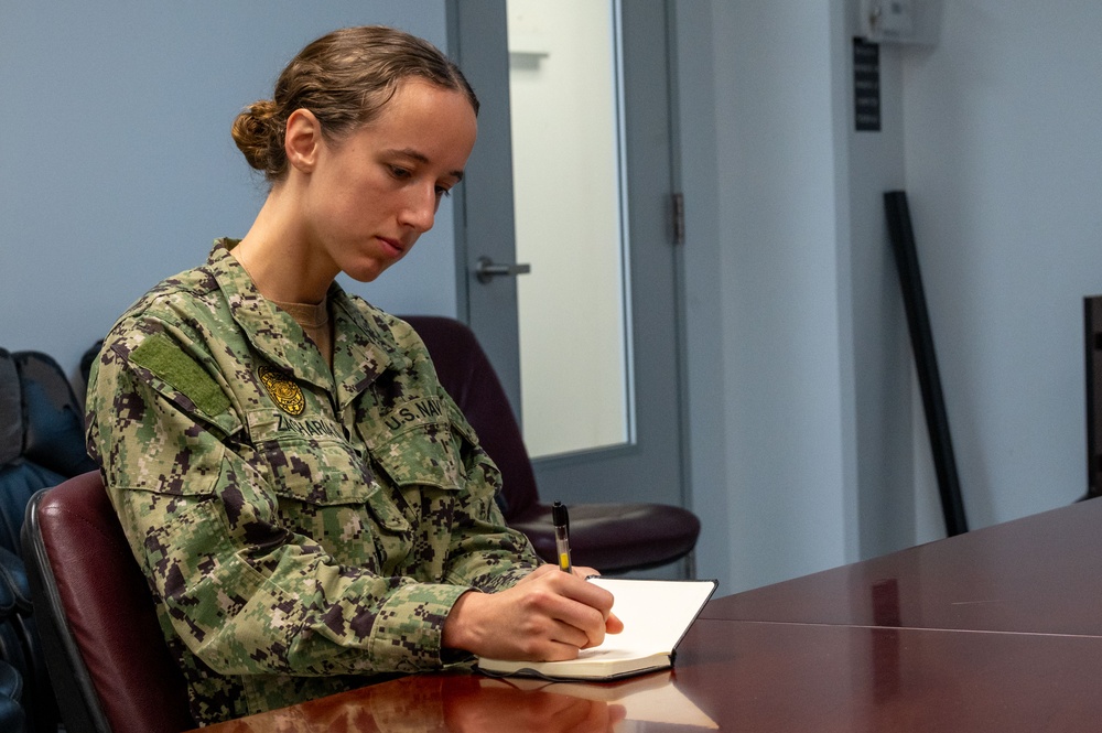 Navy Security Force Specialist pin board