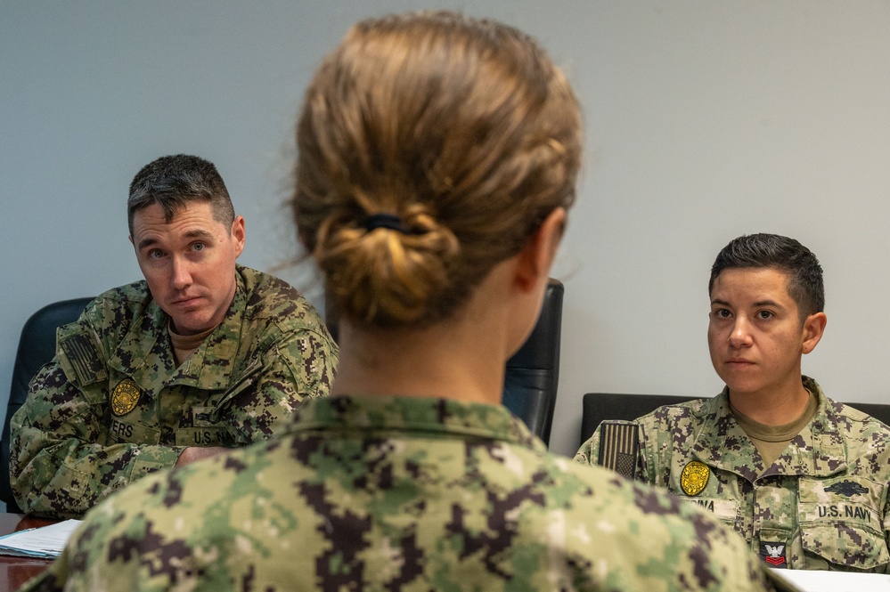 Navy Security Force Specialist pin board