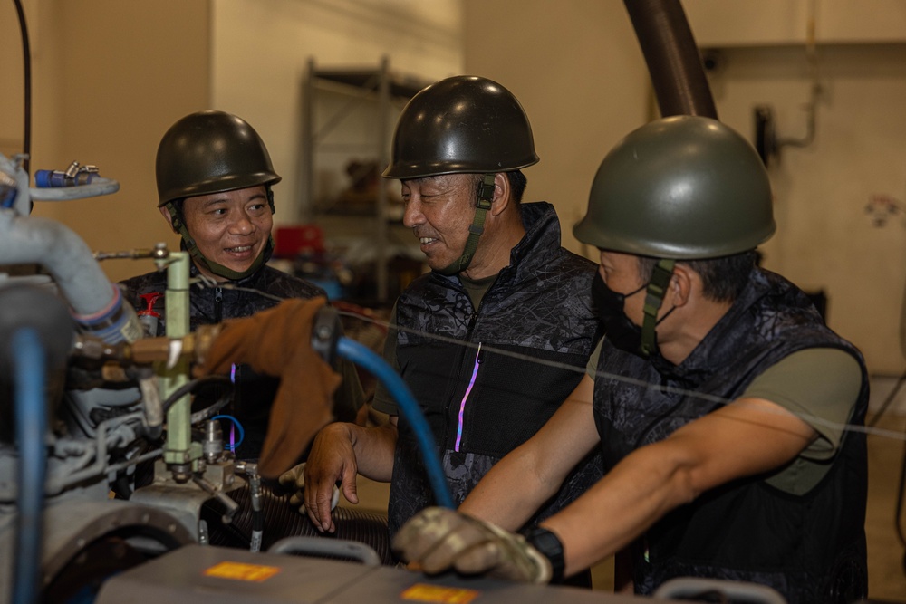 U.S. Marines, Japan Ground Self-Defense Force participate in bilateral maintenance during Resolute Dragon 25 