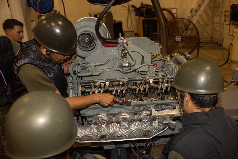 U.S. Marines, Japan Ground Self-Defense Force participate in bilateral maintenance during Resolute Dragon 25 