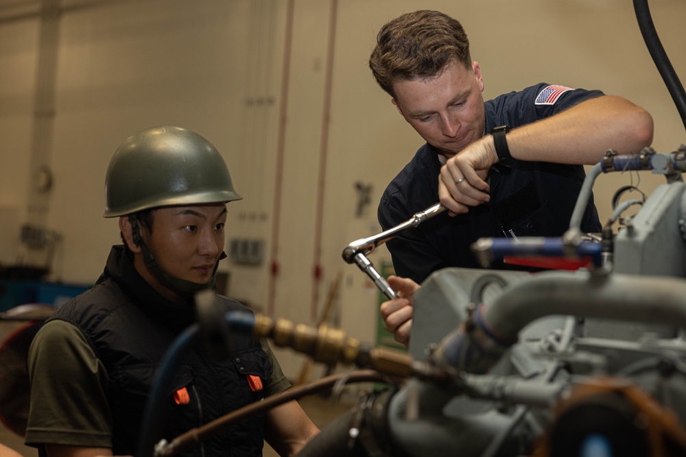 U.S. Marines, Japan Ground Self-Defense Force participate in bilateral maintenance during Resolute Dragon 25 
