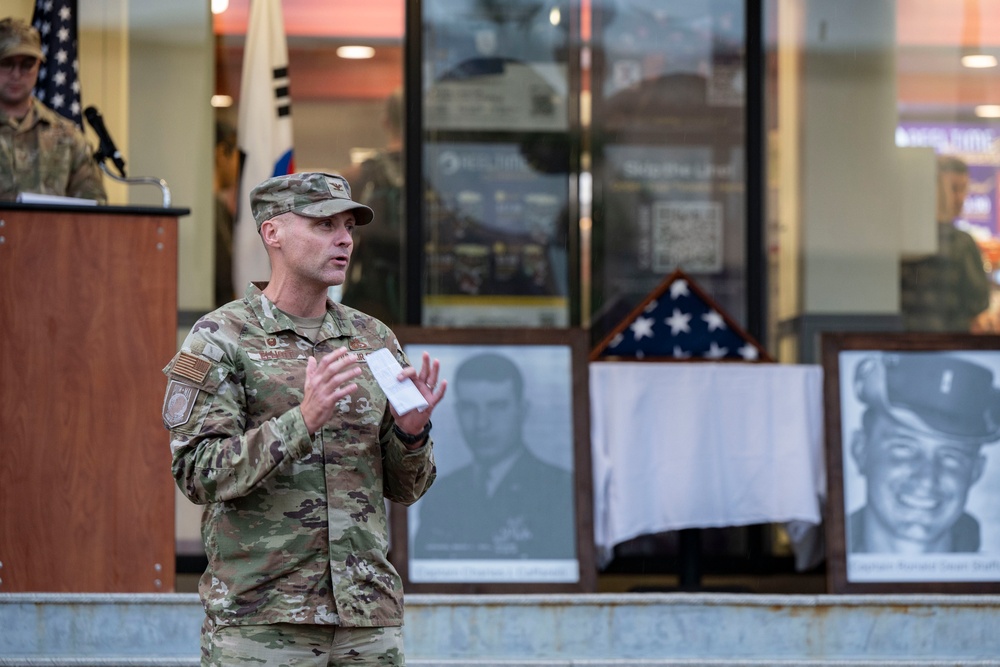 Osan hosts POW/MIA remembrance ceremony, honors two lost Airmen
