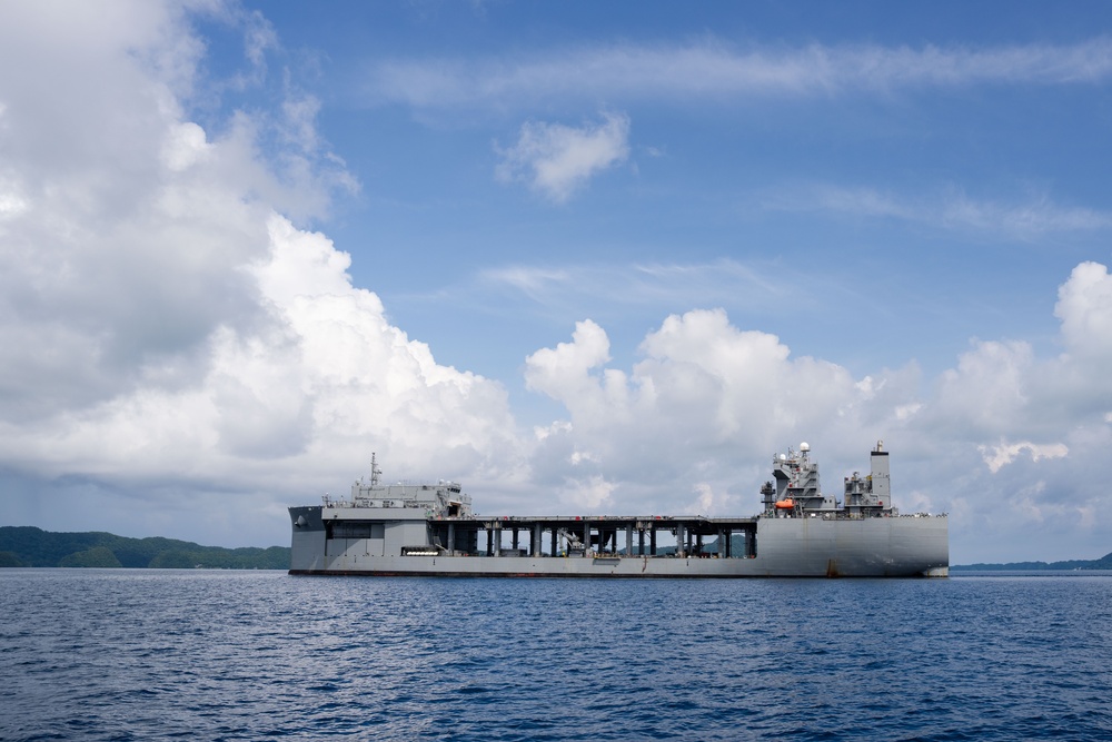 The USS John L. Canley Arrives in Koror, Palau, Sept. 22, 2025