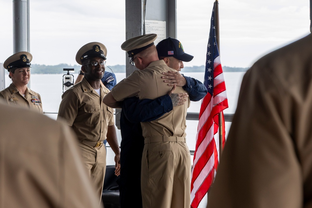 USS Frank Cable (AS 40) chief pinning ceremony