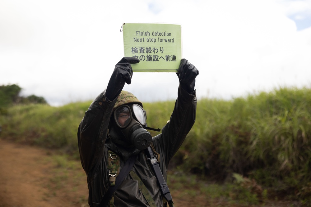 RD25 | 12th LLB Marines and JGSDF Service Members Participate in a Bilateral CBRN Training