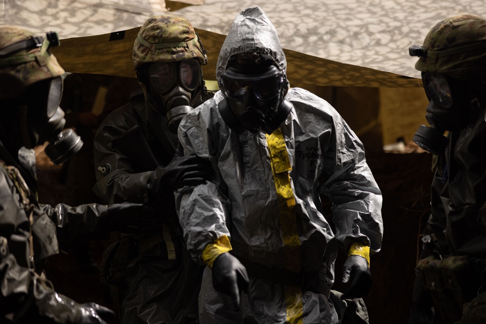 RD25 | 12th LLB Marines and JGSDF Service Members Participate in a Bilateral CBRN Training