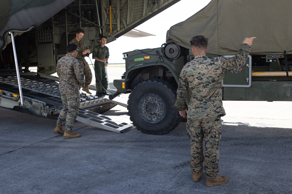 RD25 | JASDF C-130H Transports NMESIS to Okinawa