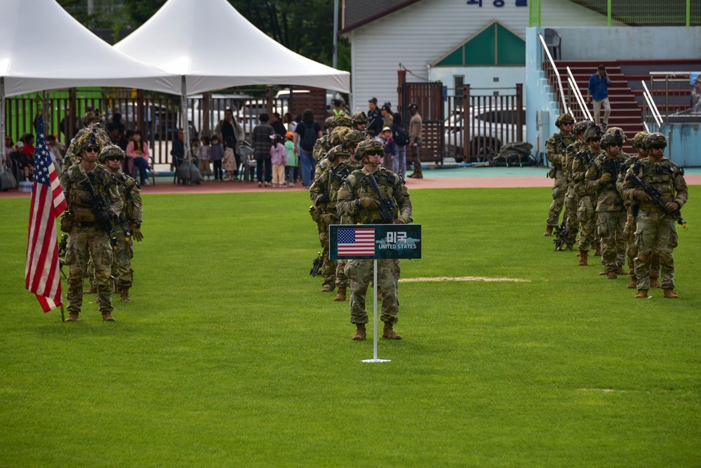 Korea-International Combat Training Competition opening ceremony Korea-International Combat Training Competition opening ceremony