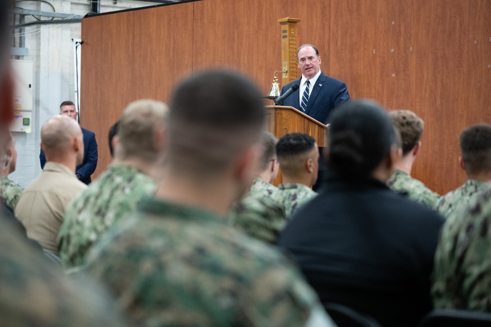 SECNAV visits RAF Molesworth