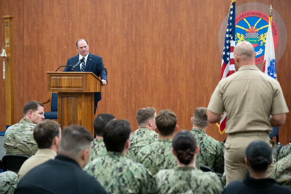 SECNAV visits RAF Molesworth
