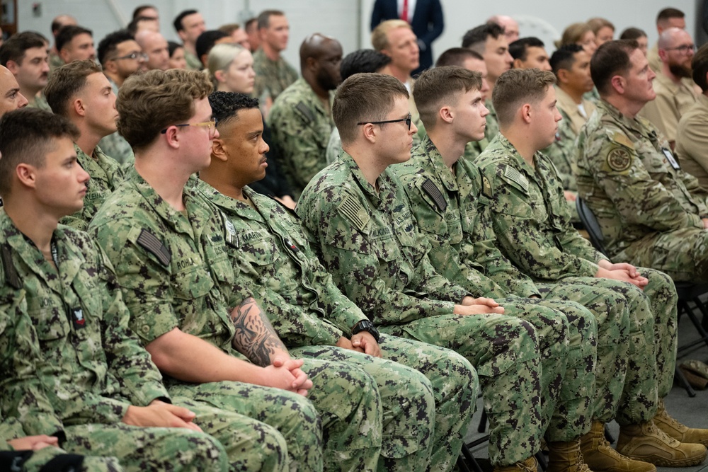 SECNAV visits RAF Molesworth