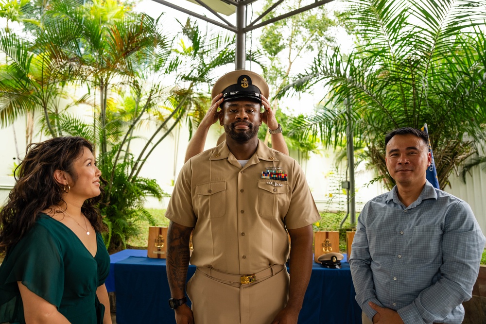 U.S. Navy Singapore Region Holds Chief Pinning Ceremony, Sep. 16, 2025