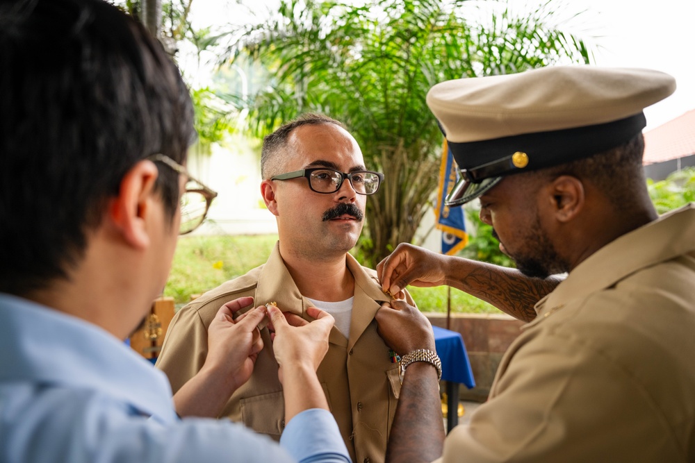 U.S. Navy Singapore Region Holds Chief Pinning Ceremony, Sep. 16, 2025