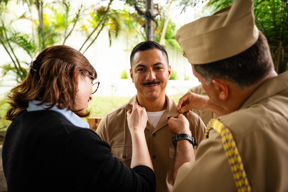 U.S. Navy Singapore Region Holds Chief Pinning Ceremony, Sep. 16, 2025