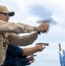 USS Dewey qualify Sailors in Small Arms Weapons