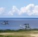 U.S. Marines, Sailors, Japan Ground Self-Defense Force members refuel AH-64 Apaches with MV-22B Ospreys