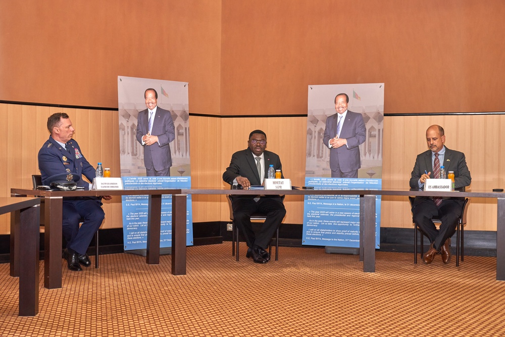 AFRICOM Commander visits Cameroon Minister of Defense