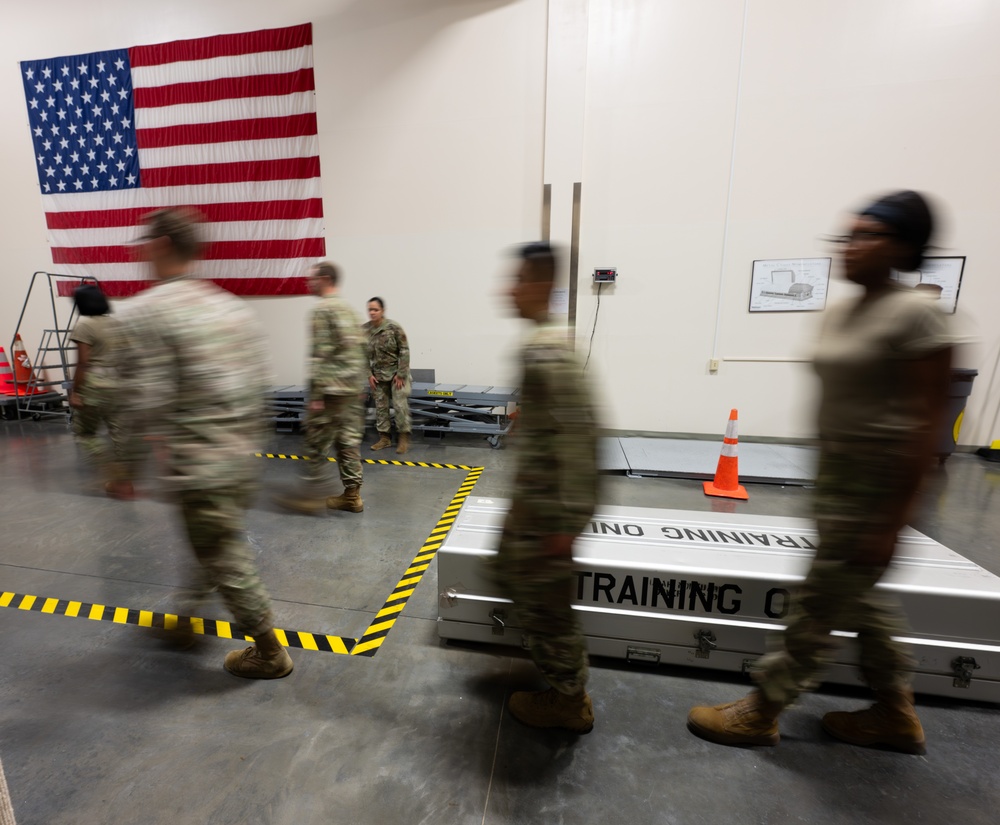 Airmen Train in Dignified Transfer Procedures at Dover AFB