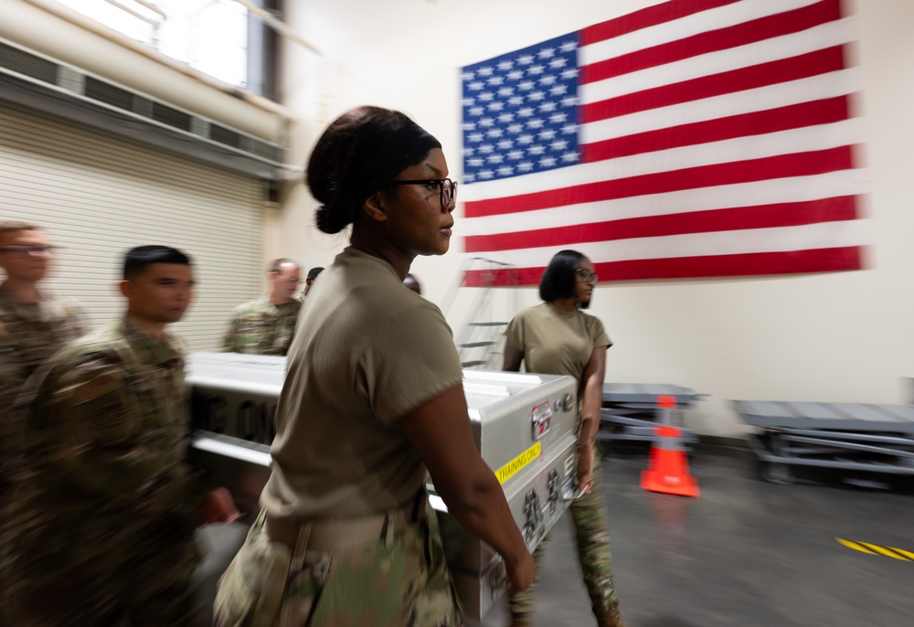 Airmen Train in Dignified Transfer Procedures at Dover AFB