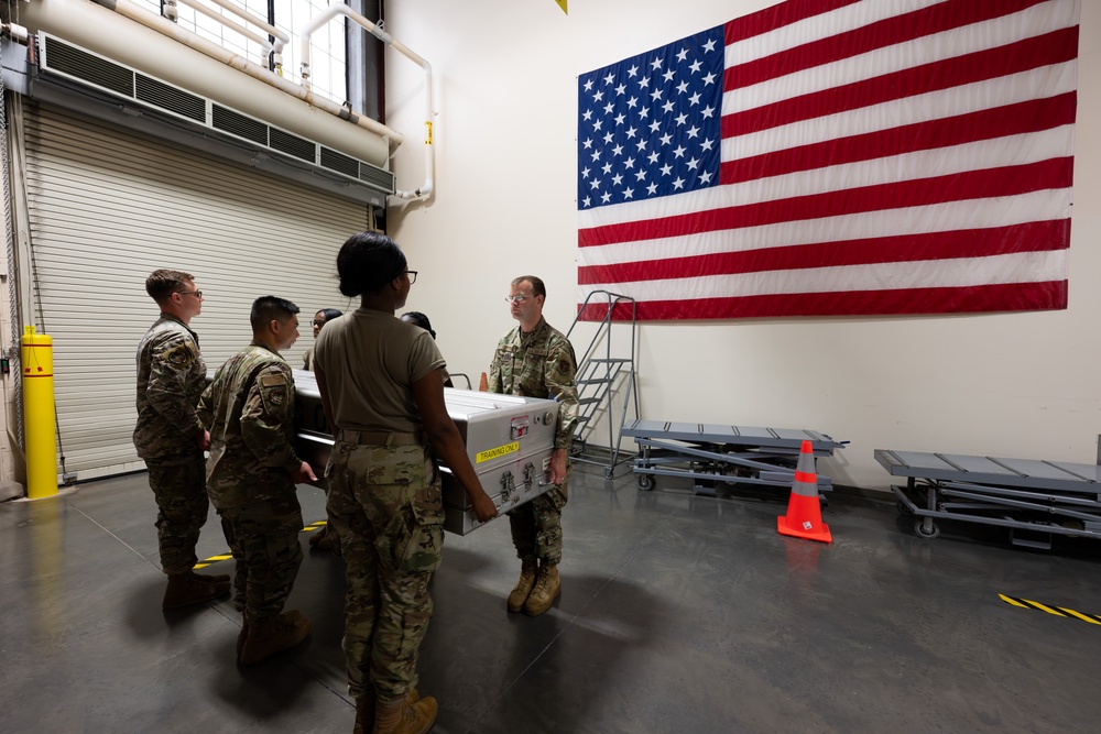 Airmen Train in Dignified Transfer Procedures at Dover AFB