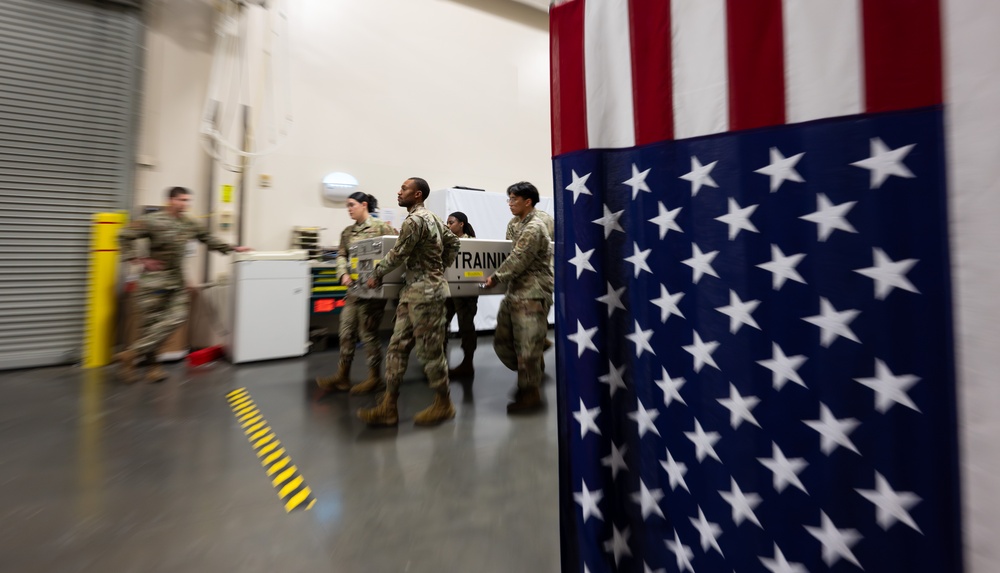 Airmen Train in Dignified Transfer Procedures at Dover AFB