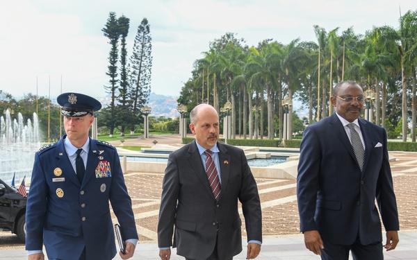 AFRICOM Commander visits Cameroon President
