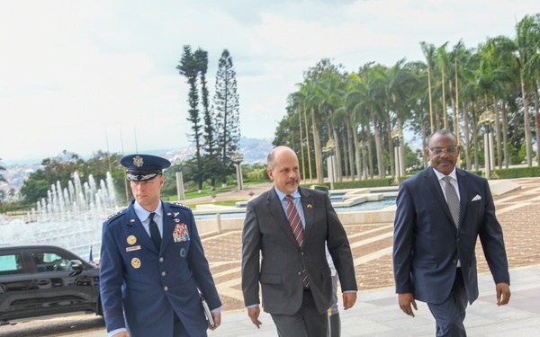 AFRICOM Commander visits Cameroon President