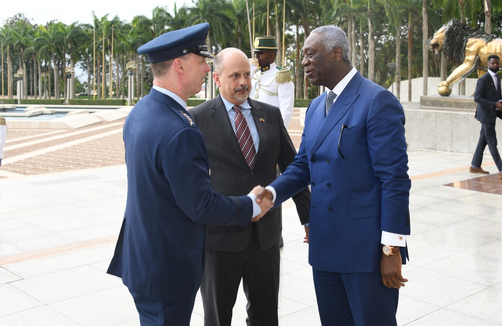 AFRICOM Commander visits Cameroon President