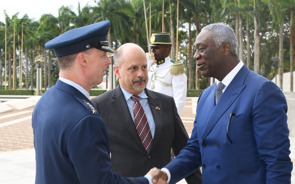 AFRICOM Commander visits Cameroon President