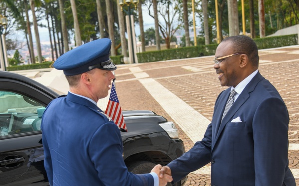 AFRICOM Commander visits Cameroon President