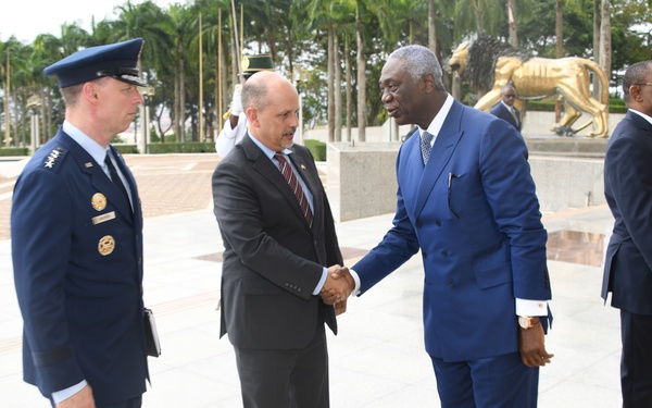 AFRICOM Commander visits Cameroon President