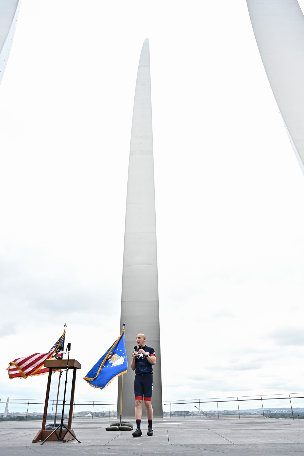 CSAF Allvin rides in M2M