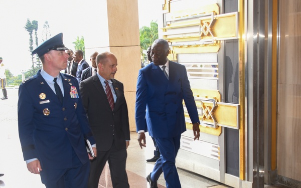 AFRICOM Commander visits Cameroon President