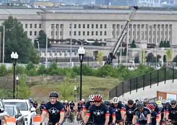 CSAF Allvin rides in M2M