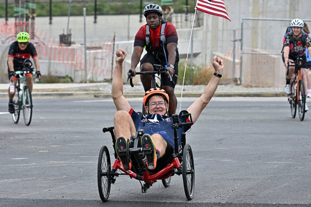 CSAF Allvin rides in M2M
