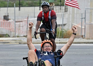 CSAF Allvin rides in M2M