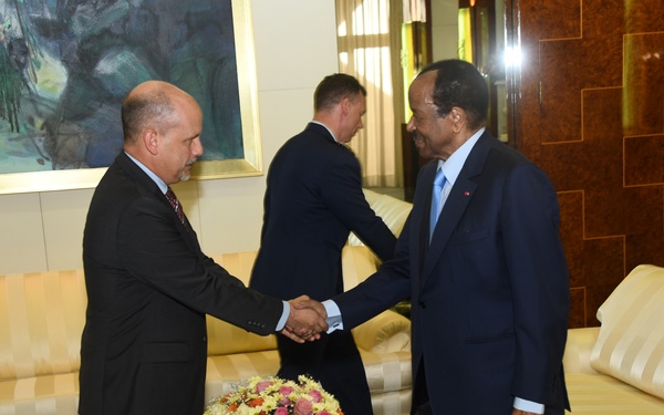 AFRICOM Commander visits Cameroon President