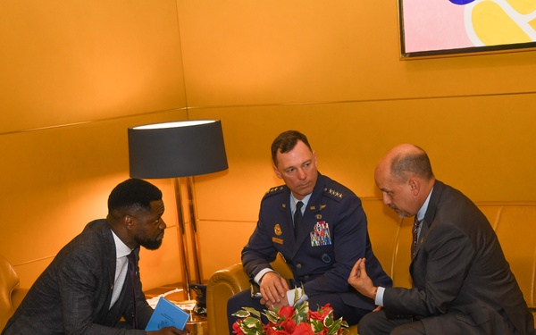 AFRICOM Commander visits Cameroon President