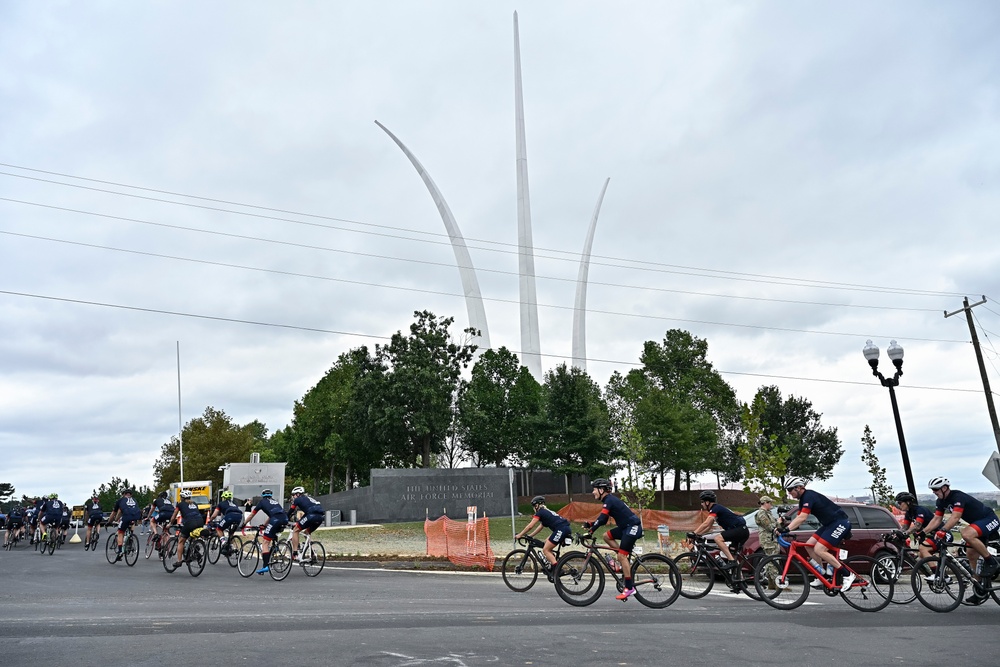 CSAF Allvin rides in M2M