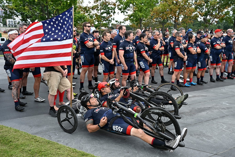 CSAF Allvin rides in M2M