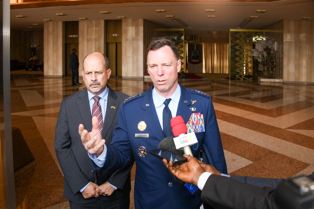 AFRICOM Commander visits Cameroon President