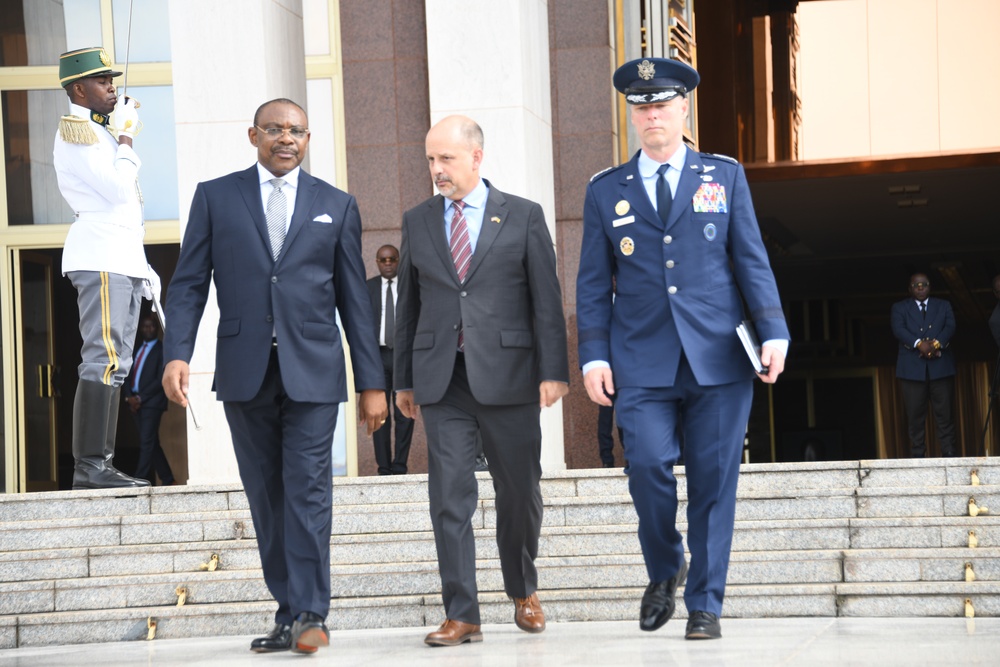 AFRICOM Commander visits Cameroon President
